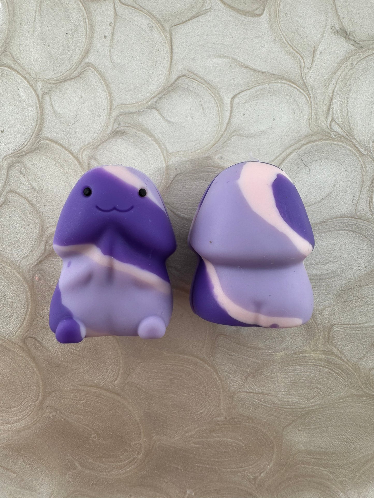 Purple Swirl Richard Copyrighted Silicone Focal