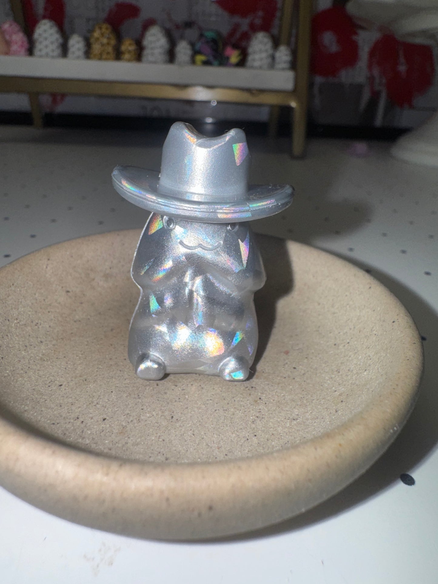 Plain Chrome Hat Custom Silicone Focal *Richard Not Included*