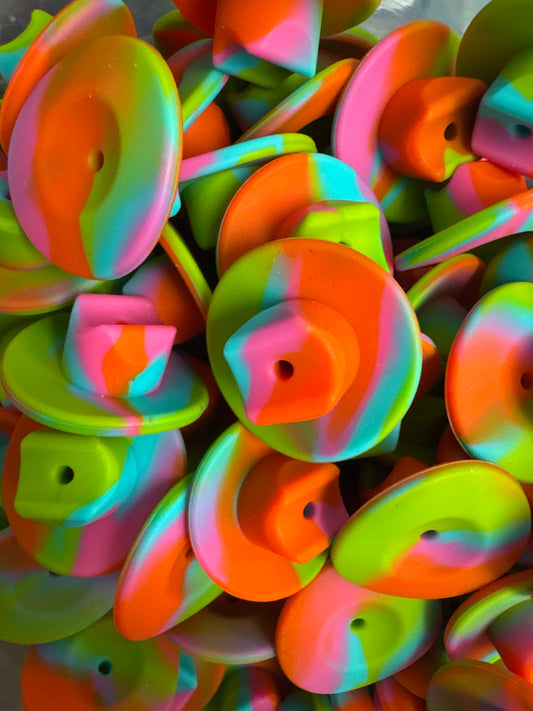 Rainbow Swirl Custom Cowboy Hat
