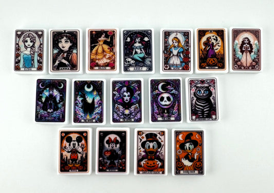 Princess and villian custom exclusive Tarot Cards Silicone Bead beads