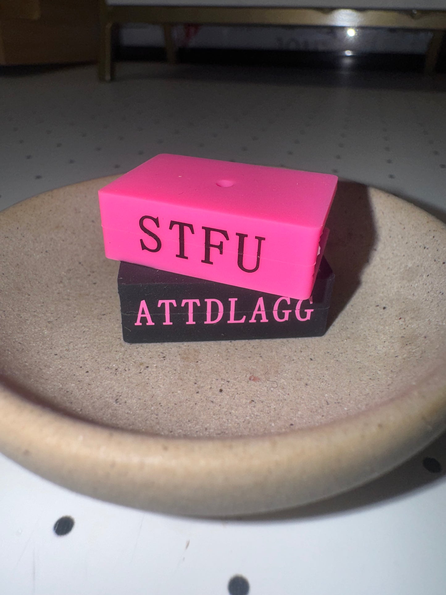 STFUATTDLAGG Smut Book Custom Silicone Focal