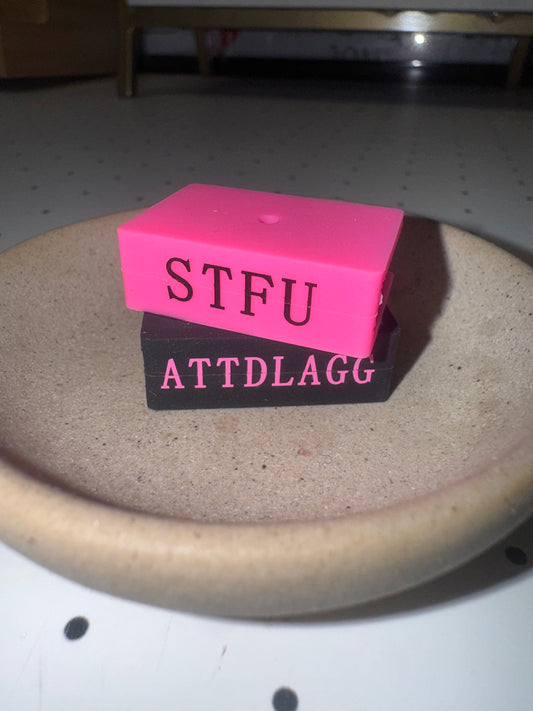 STFUATTDLAGG Smut Book Custom Silicone Focal
