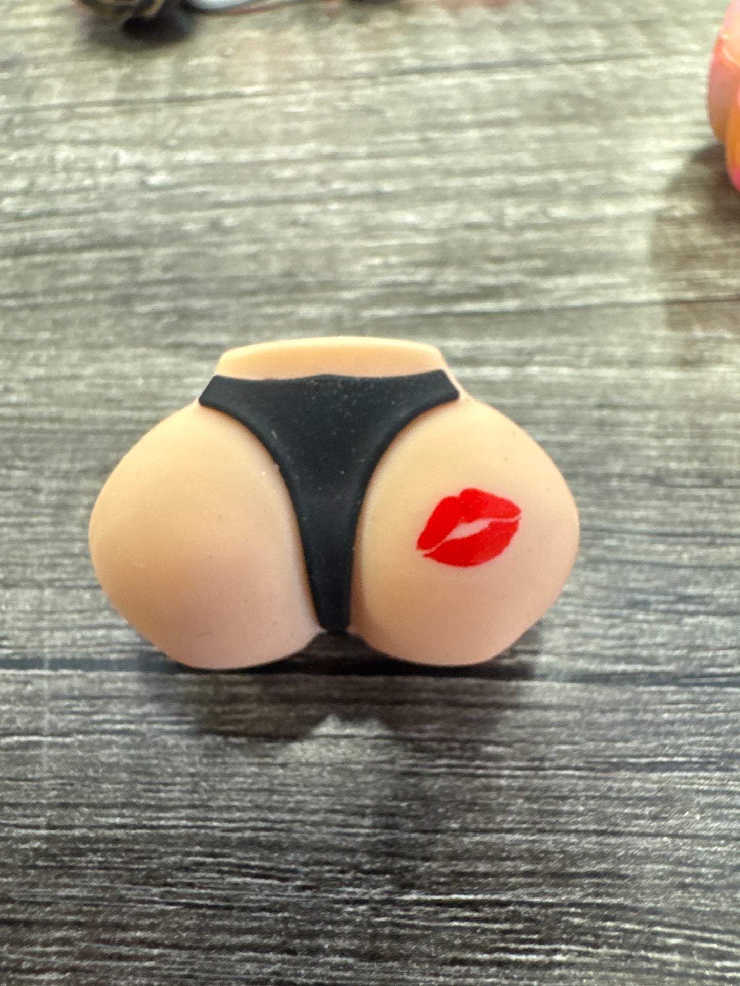 Kiss my ass focal lips on butt