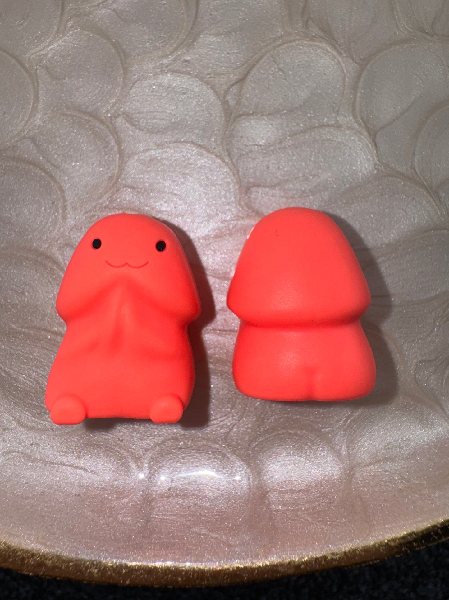 Neon Orange Fun in the Sun Richard Copyrighted Silicone Focal