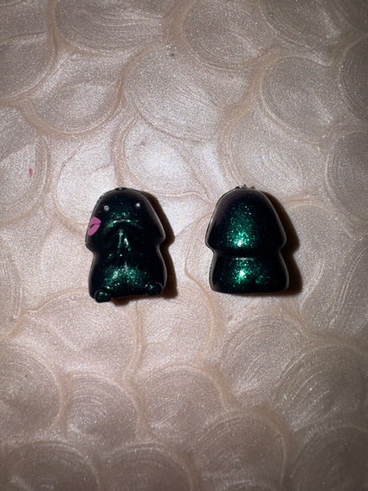 MINI Oil Slick with Pink Kiss Richard Son Copyrighted Silicone Focal