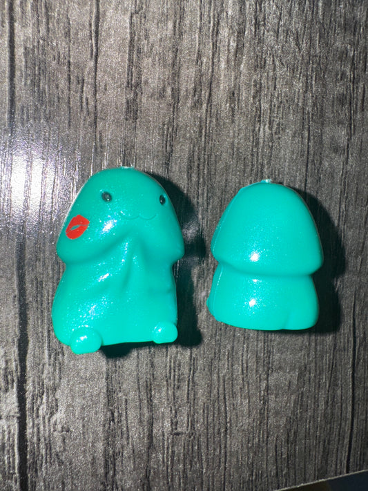 Teal Opal Kiss Richard Copyrighted Naughty Silicone Focal