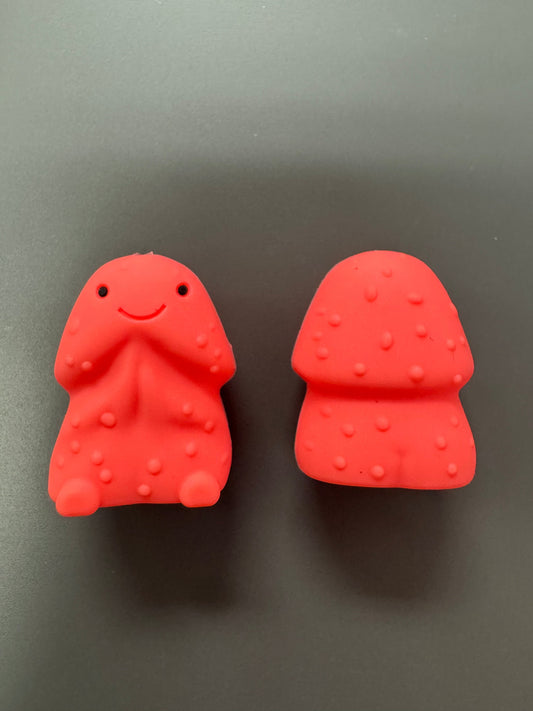 Neon Coral Richard Custom Copyrighted Silicone Focal