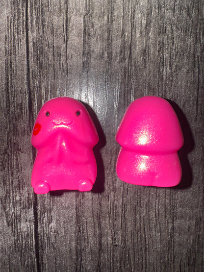 Hot Pink Opal Kiss Copyrighted Naughty Silicone Focal