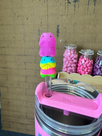 Sip Tip Richard Stanley Straw Decor Topper and Pen Grip kawaii penis dick