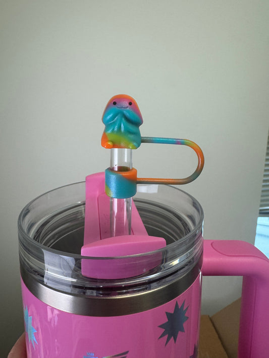 OPAL Rainbow Richard Straw topper for Stanley