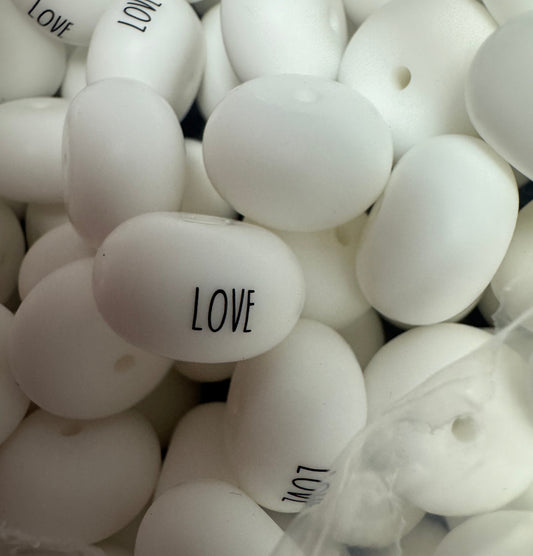 Love Silicone Abacus Bead Custom