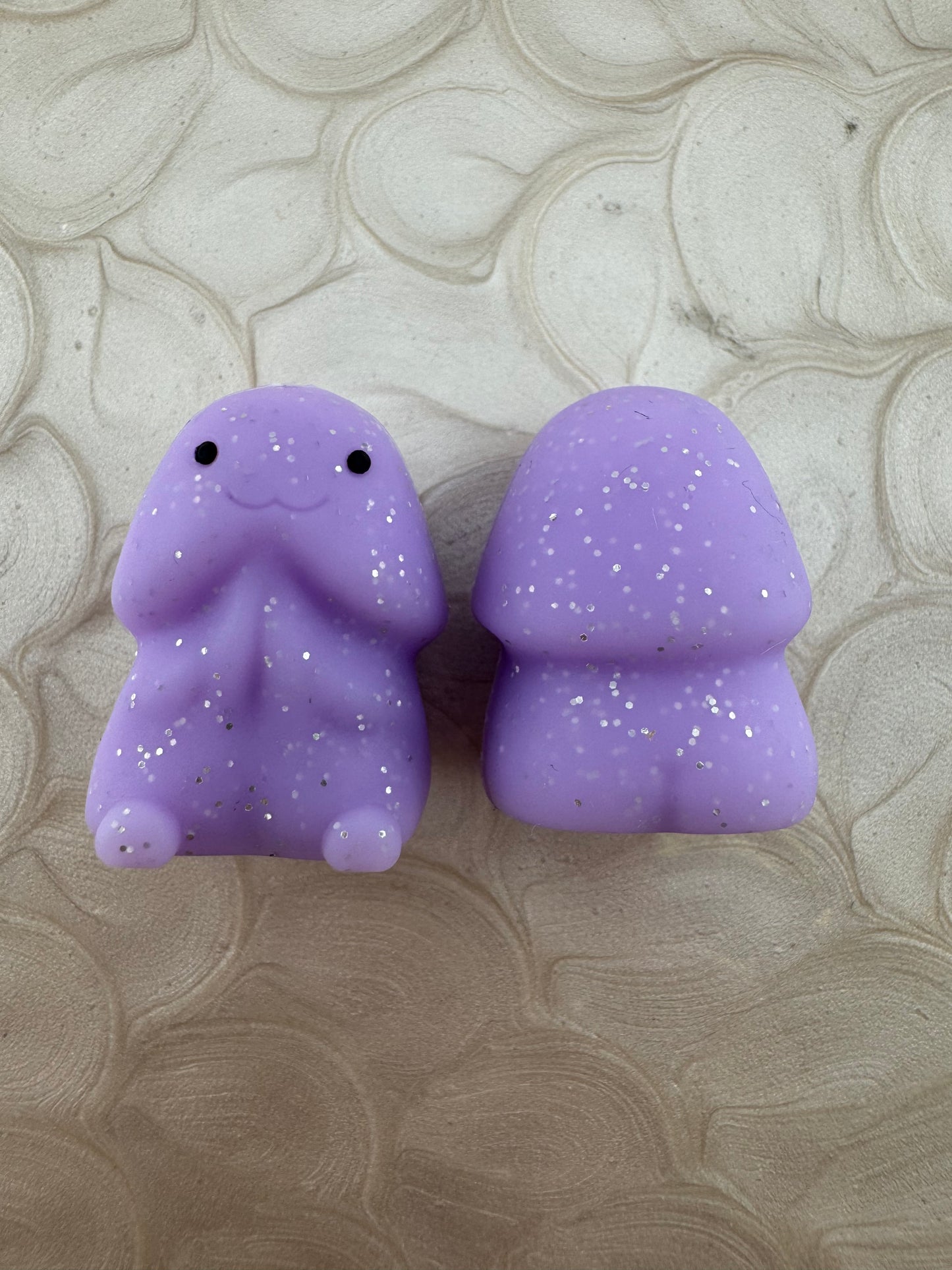 Purple Glitter Richard Copyrighted Silicone Focal