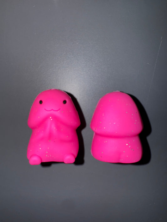 Hot Pink Glitter Richard Custom Copyrighted Exclusive Silicone Focal