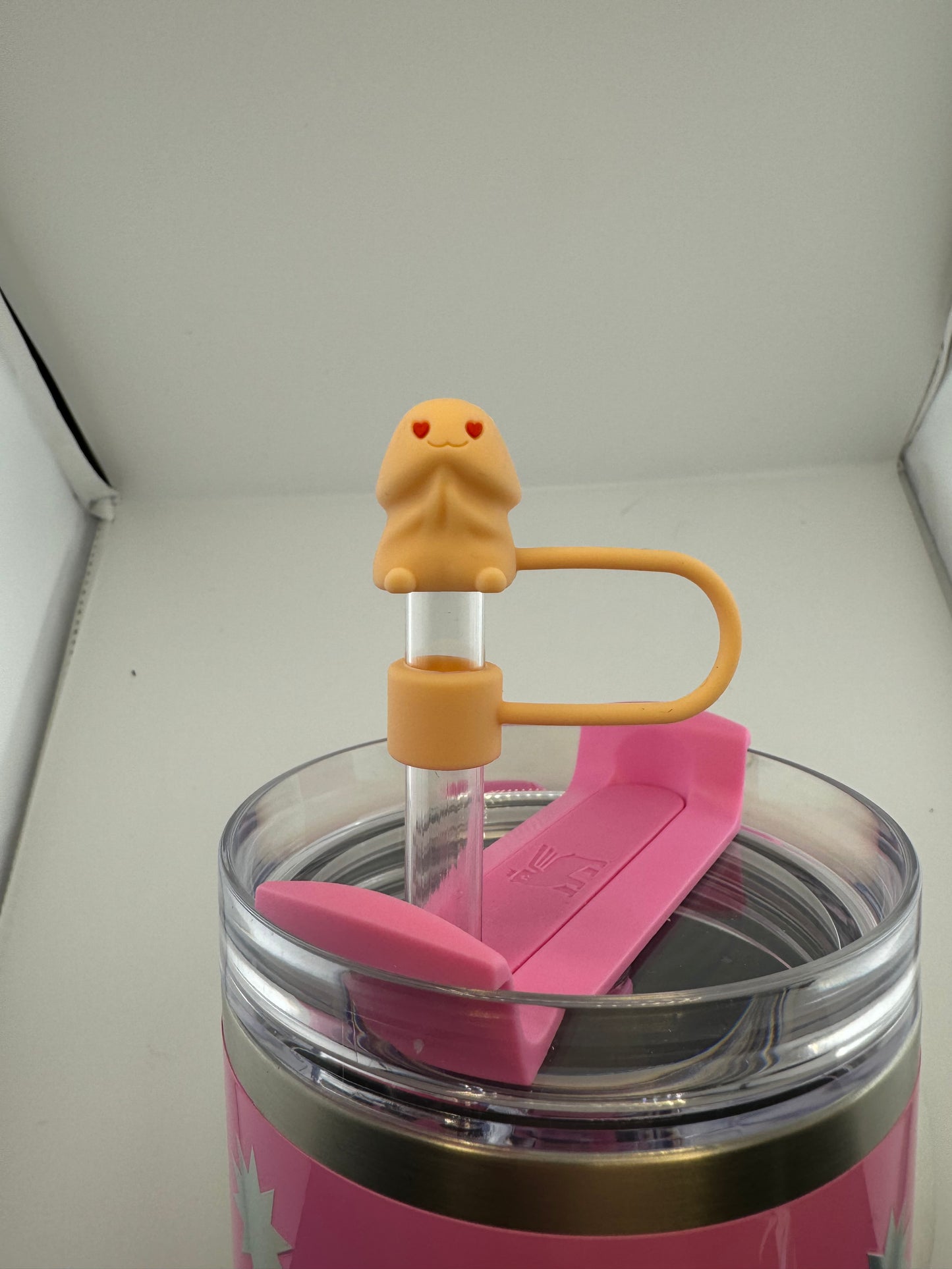 Heart Eye Amor Richard Straw Topper for Stanley Silicone Custom Exclusive