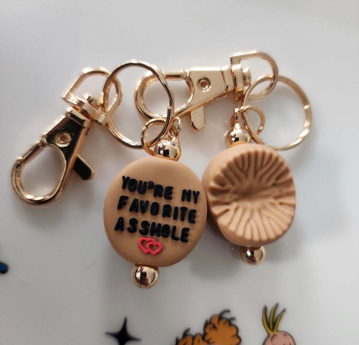 My Fav Asshole Keychain