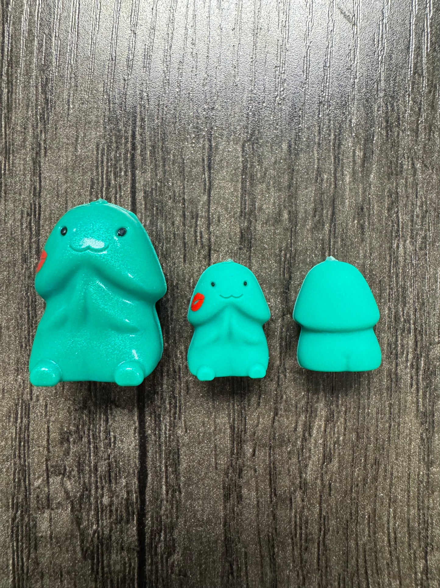 MINI Teal Kiss Richard Son Copyrighted Naughty Silicone Focal