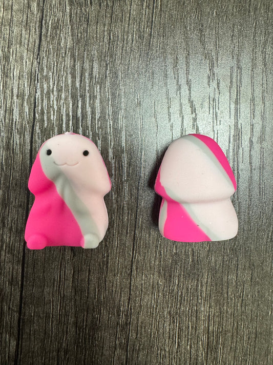 Bright Pink and Grey Swirl Richard Custom Exclusive Naughty Focal