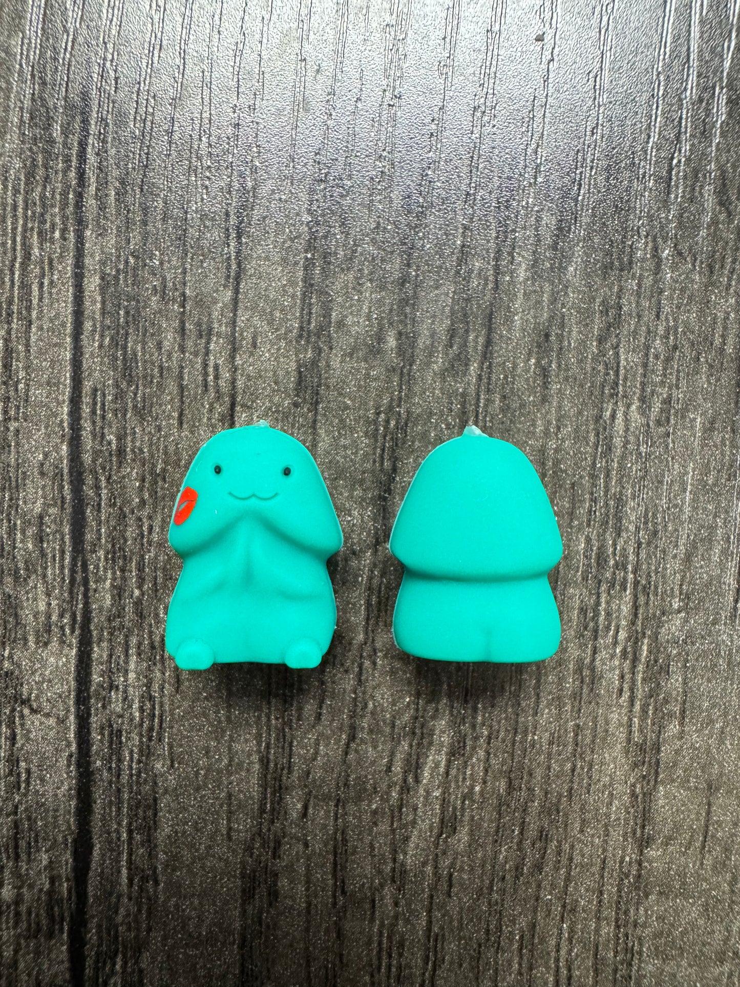 MINI Teal Kiss Richard Son Copyrighted Naughty Silicone Focal