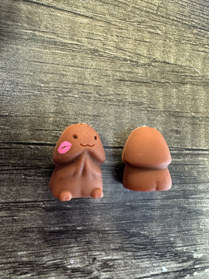 MINI Chocolate Kiss Richard SON Copyrighted Custom Silicone Focal