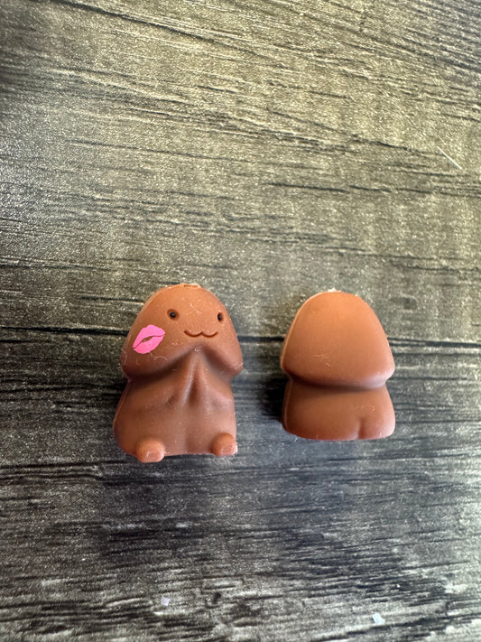 MINI Chocolate Kiss Richard SON Copyrighted Custom Silicone Focal