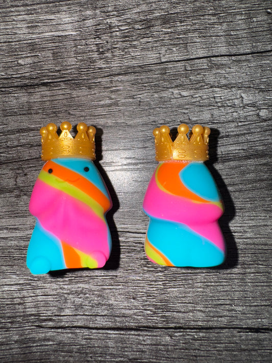 Rainbow Swirl King Richard Copyrighted Exclusive Focal