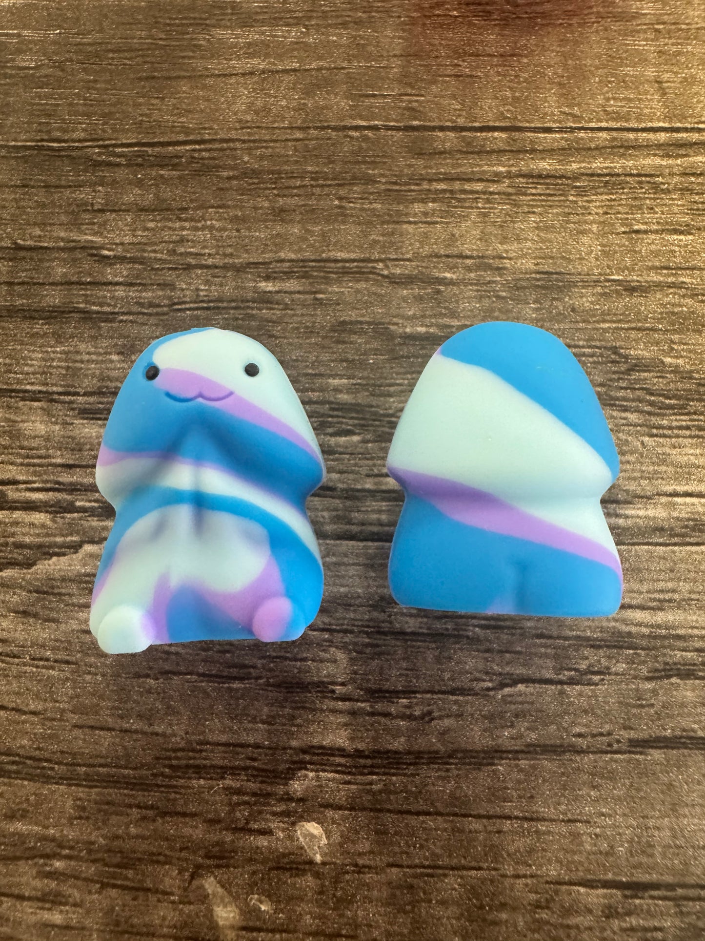 Blue and Purple Swirl Richard Copyrighted Custom Exclusive Silicone Focal