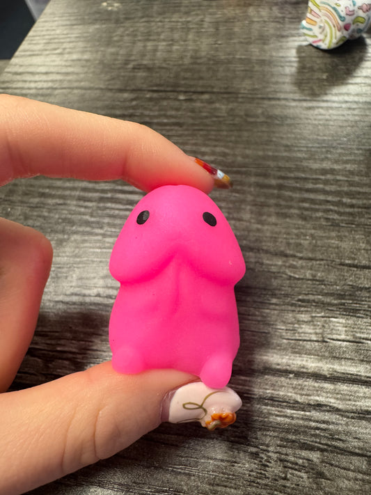 Hot Pink Squishy Richard Toy