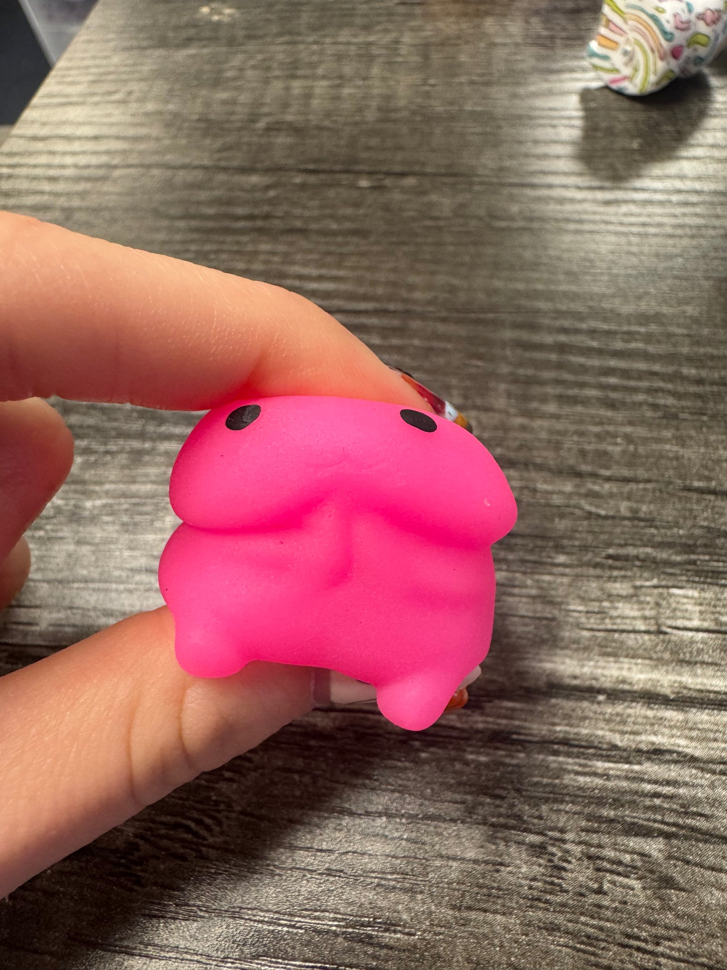 Hot Pink Squishy Richard Toy