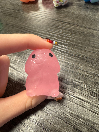 Pink Glitter Squishy Richard Toy