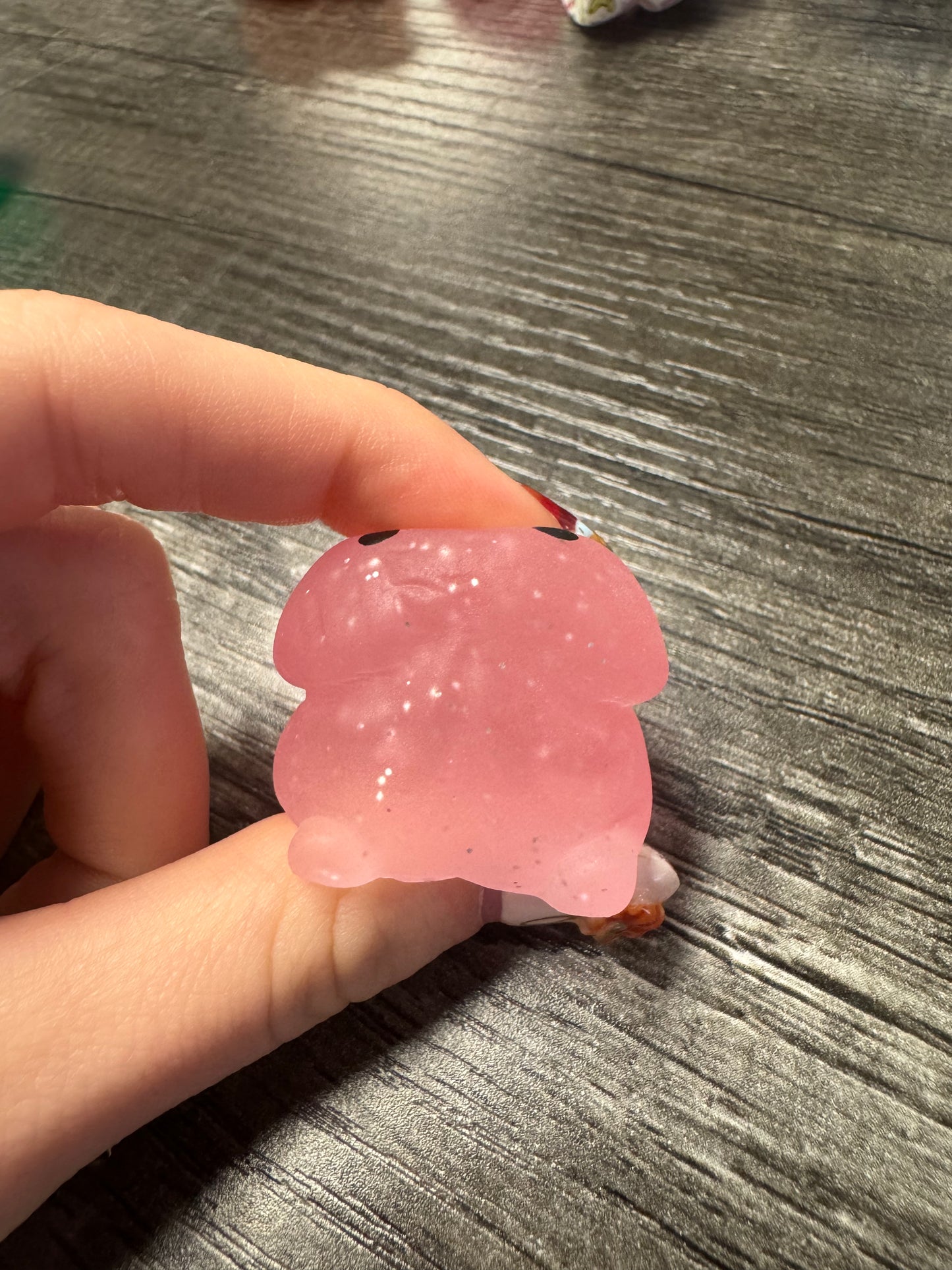 Pink Glitter Squishy Richard Toy