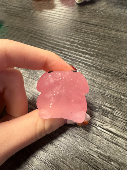 Pink Glitter Squishy Richard Toy