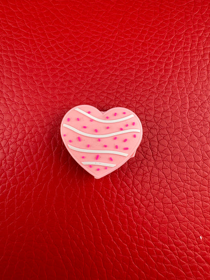 Valentines Pink Heart Cake