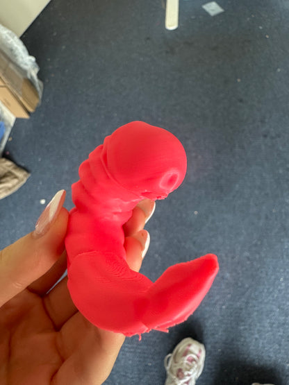 Shrimp Dick 3D Printed