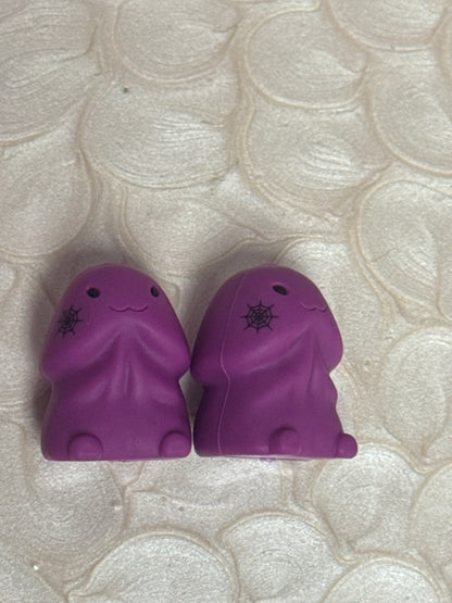 Purple Spider Web Richard  Custom Copyrighted Silicone Focal