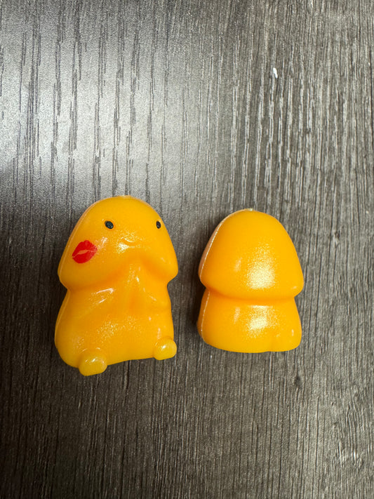 Light Orange Mango Opal Richard with Kiss Copyrighted Custom Naughty Focal