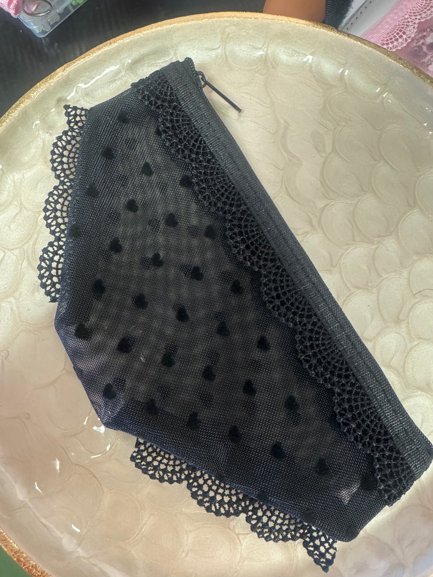 Black Panty Pouch
