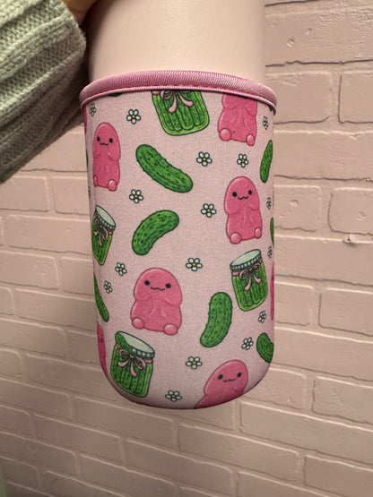 Pickle Richard Koozie Reusable Ice Coffee Cup Sleeve Exclusive