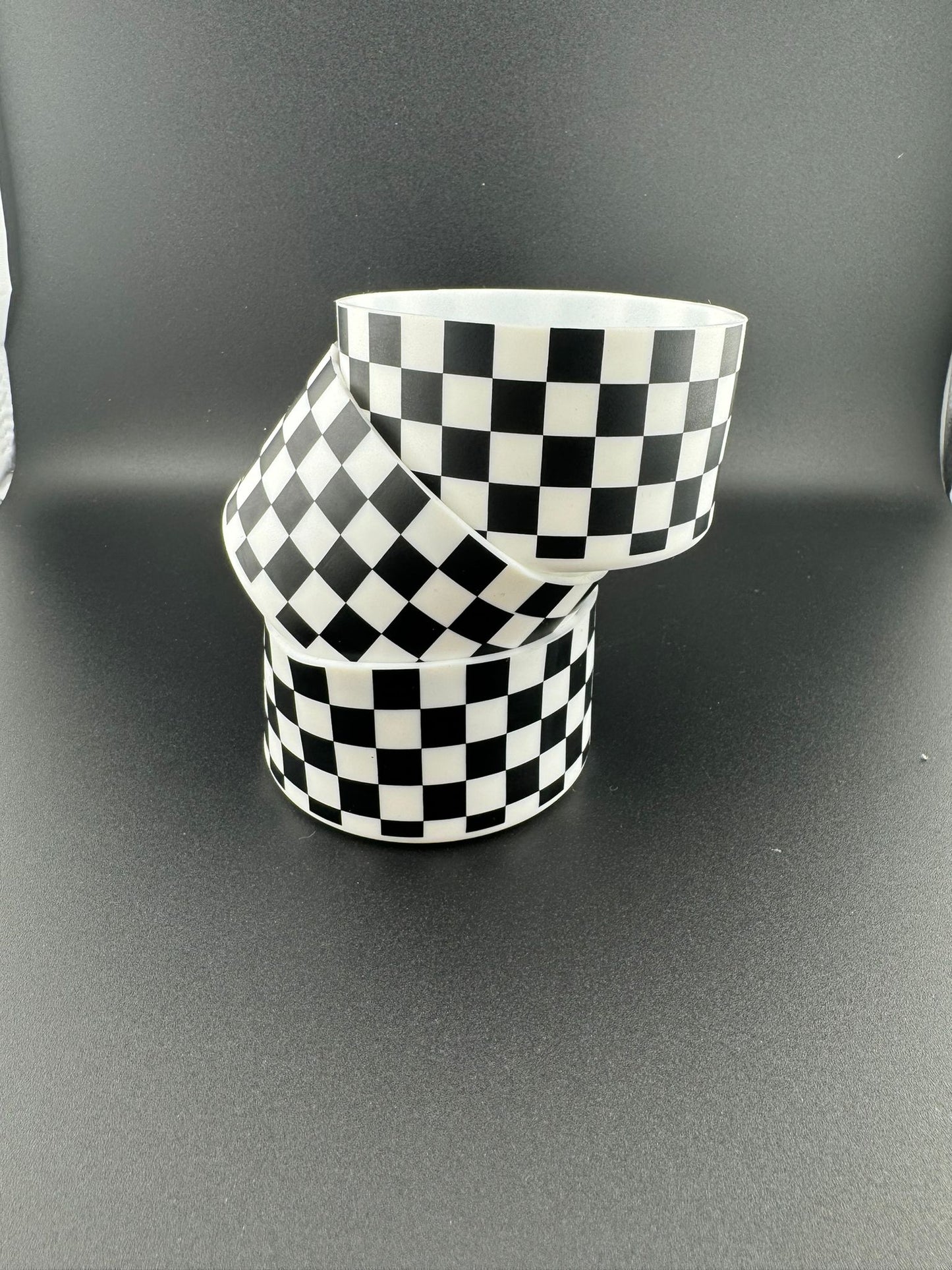 Checker silicone boot for stanley tumbler