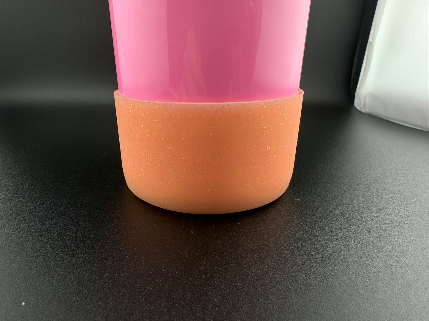 Champagne glitter boot for stanley cup tumbler