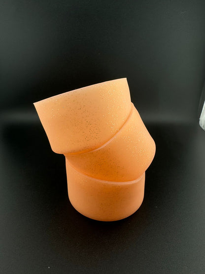 Champagne glitter boot for stanley cup tumbler