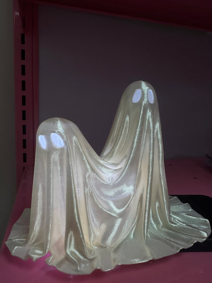 Pearl Doggy Ghost 3D Print- Hollow underneath for tea light!