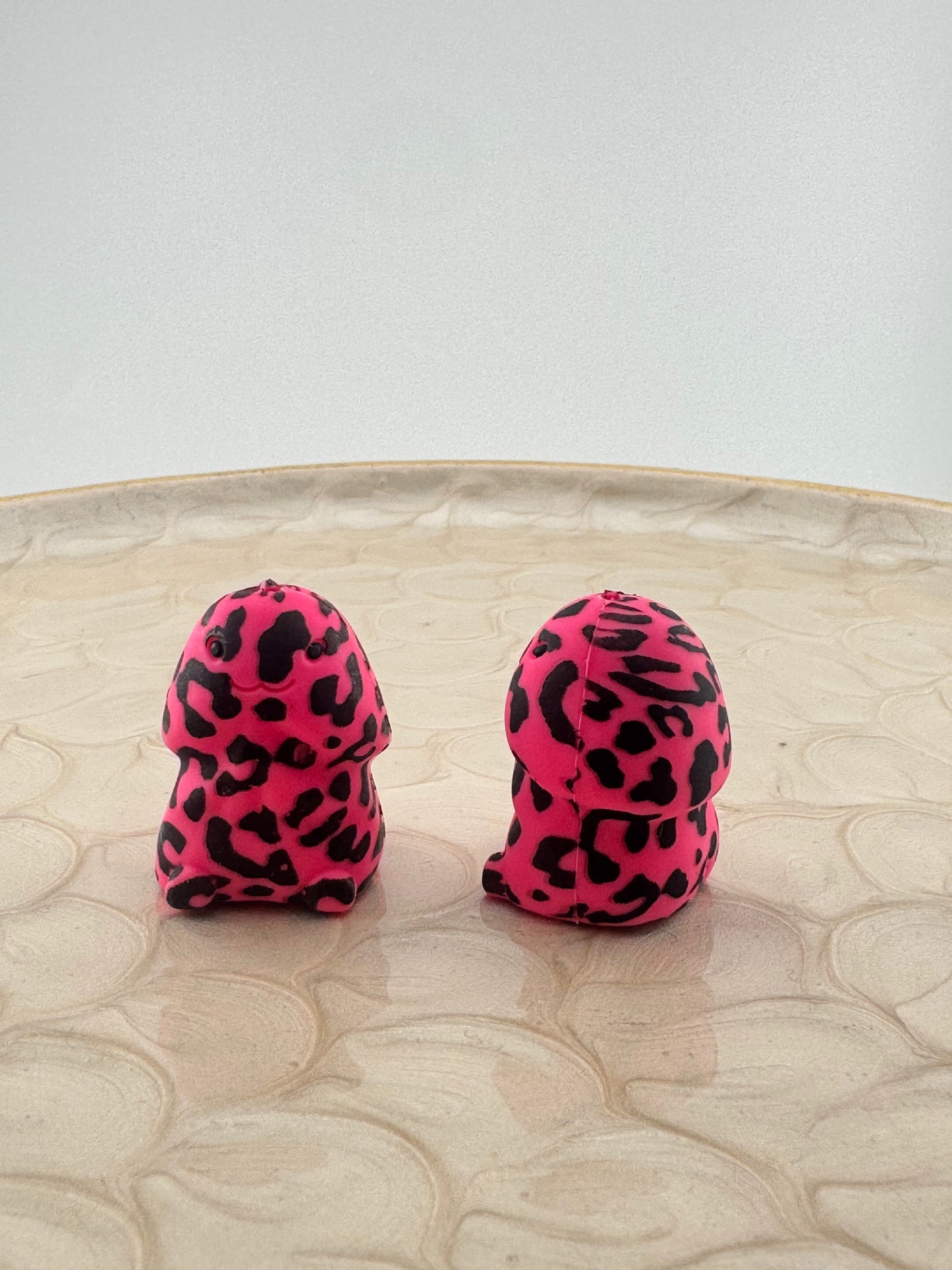 Pink Sadie cheetah print Richard copyrighted silicone focal