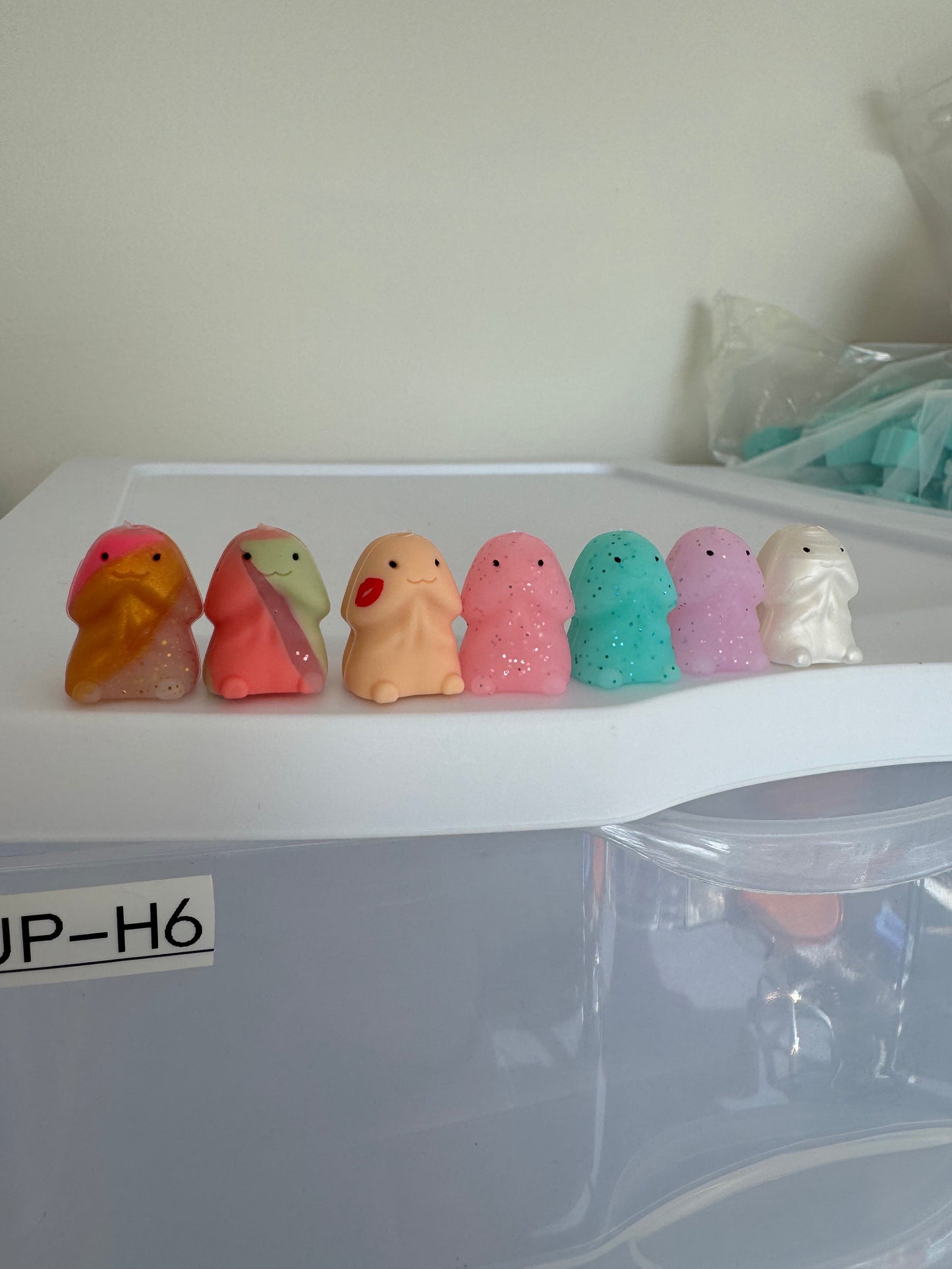 TINY Little Richard Son Silicone Focal Beads -sold individually..bundle in different listing