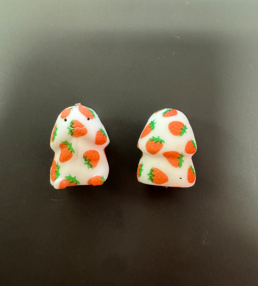 MINI Strawberry Print Richard Son Custom Copyrighted Silicone Focal