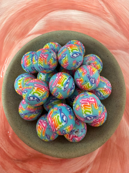 Fuck 15mm Custom Silicone Bead