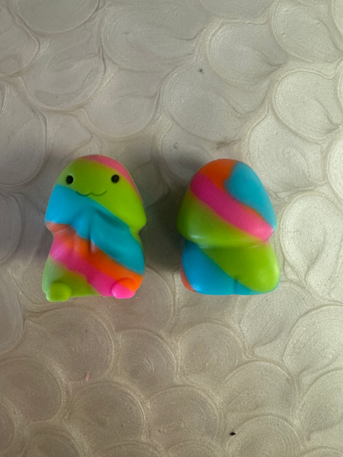 Rainbow Swirl Richard Copyrighted Silicone Focal