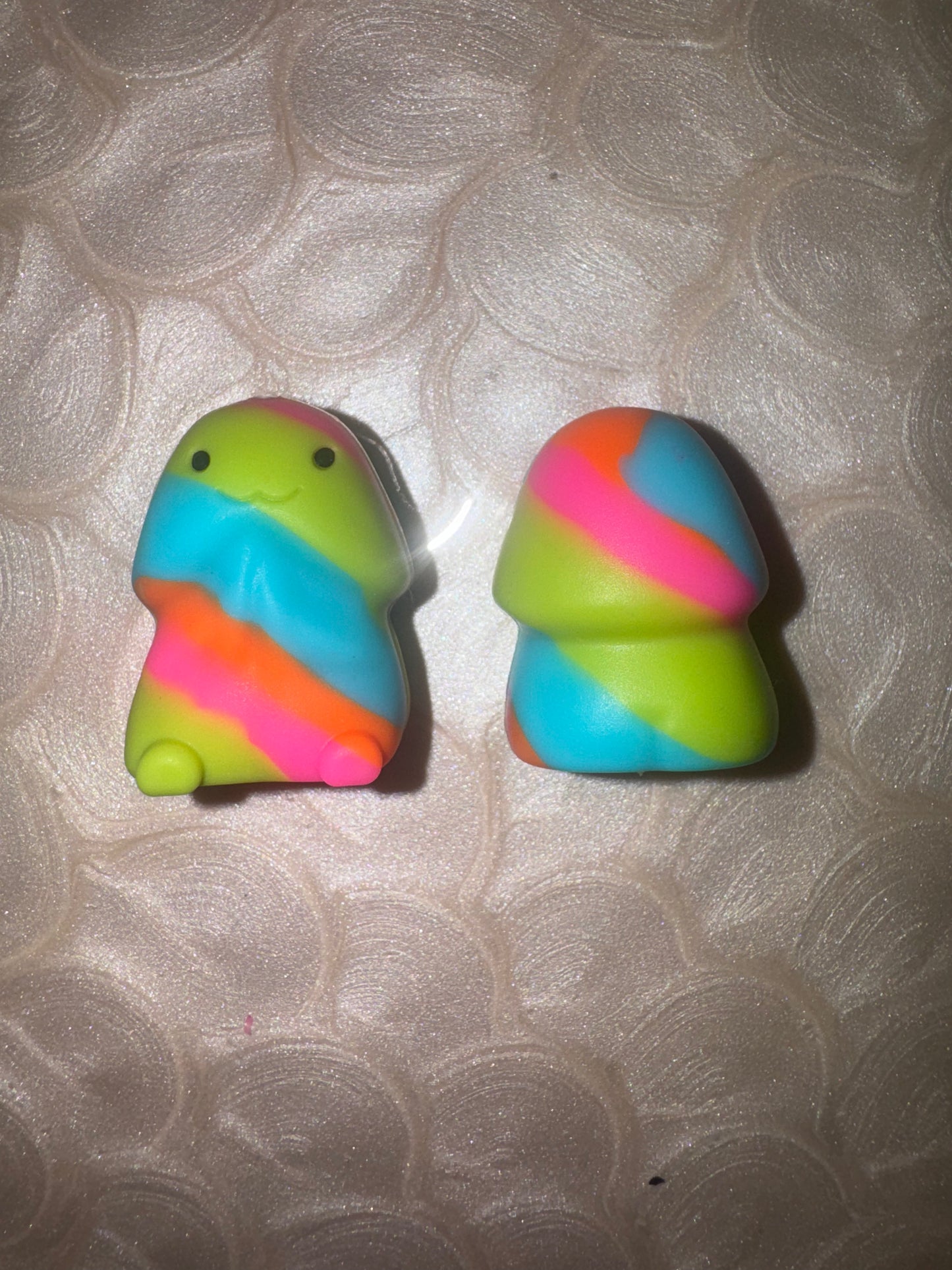 Rainbow Swirl Richard Copyrighted Silicone Focal