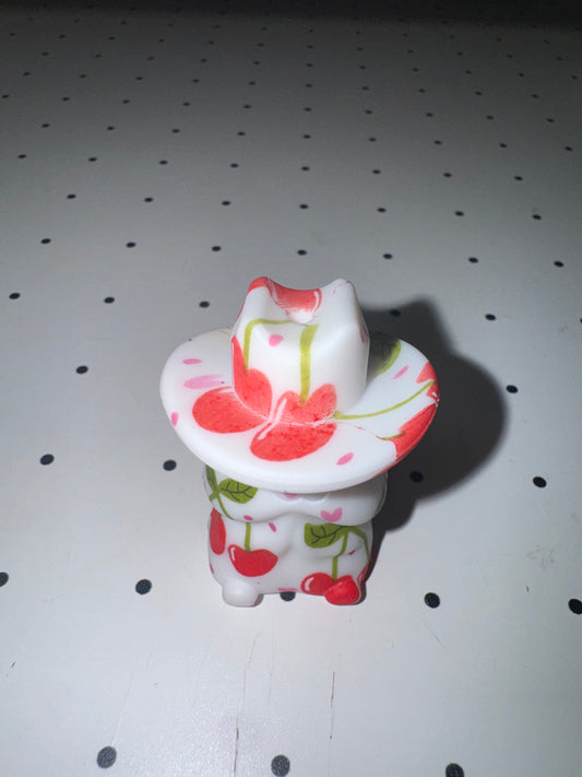 Pop my Cherry Cowboy Hat Custom Silicone Focal *Richard not included*