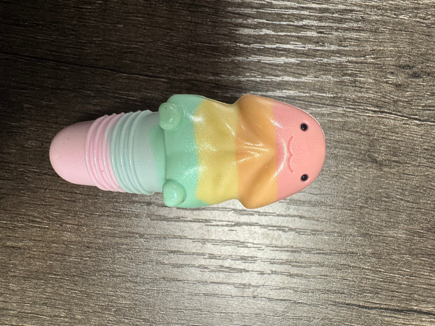 Pastel Opal Rainbow Richard Wine Stopper Custom Silicone
