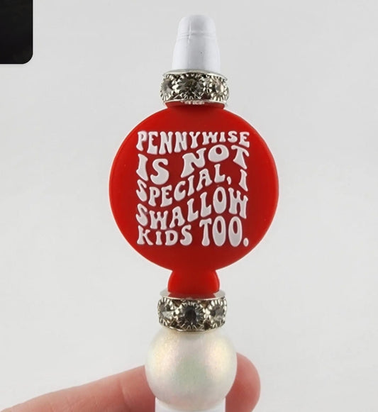 Custom exclusive Silicone focal beads pennywise balloon